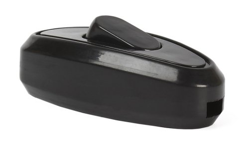 Переключатель на шнур для бра Smartbuy 6А черный картинка 